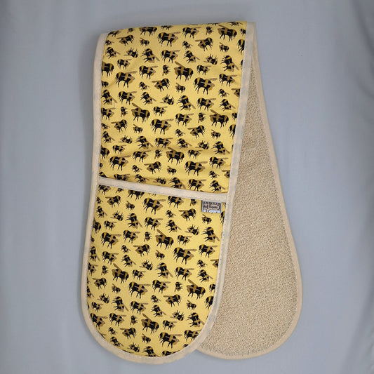 'Bumble' Oven Gloves - Lemon Yellow