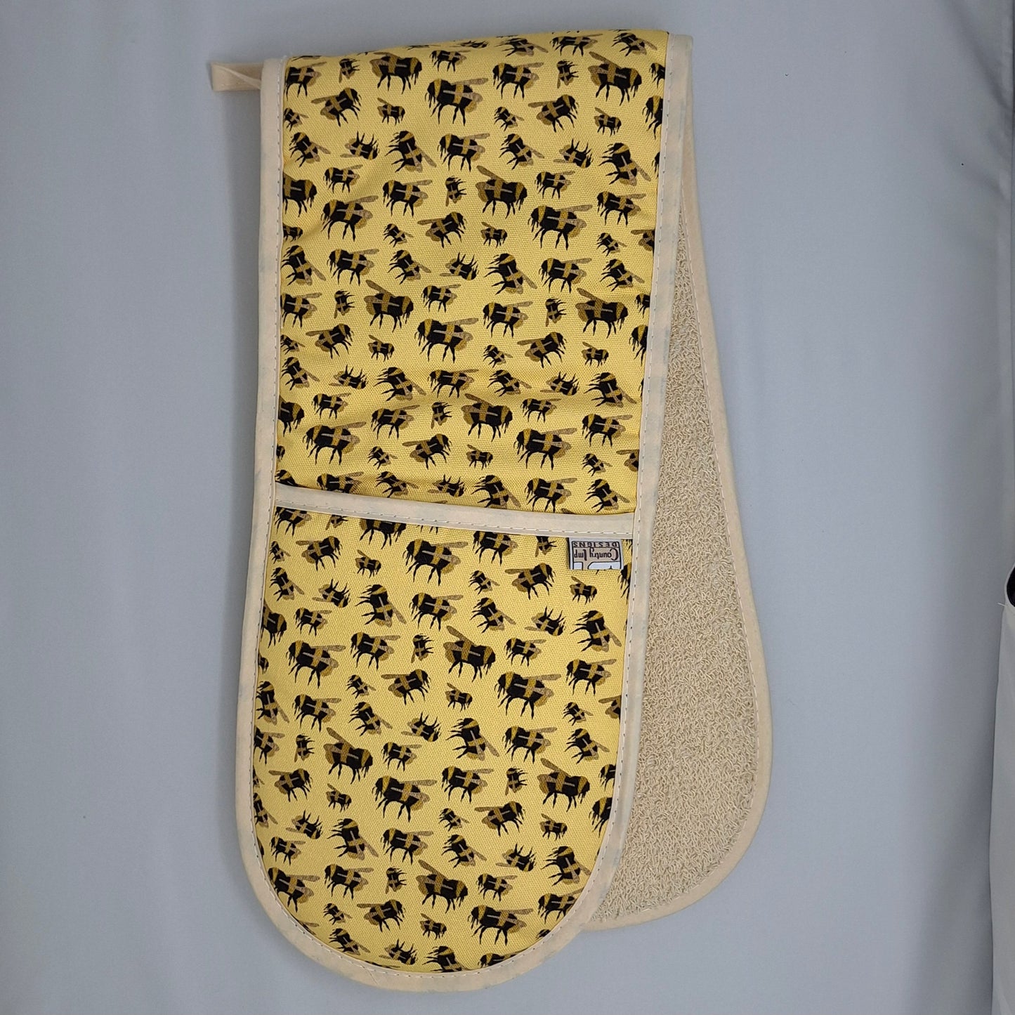 'Bumble' Oven Gloves - Lemon Yellow