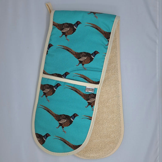 'Kingsley' Oven Gloves - Sky Blue